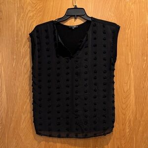 Papermoon Black Textured Blouse